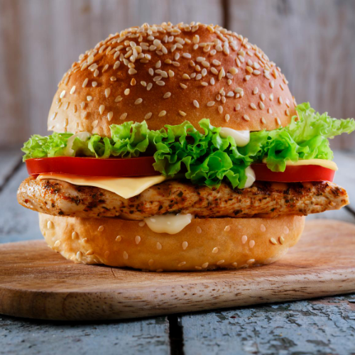 Chicken Basil Burger