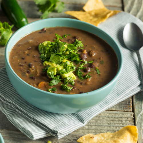Healthy and Hearty Black Bean Soup