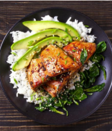 Teriyaki Salmon Bowl